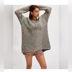 Free People Multicolor Knit Sweater